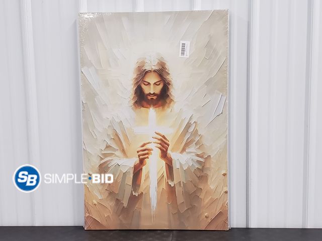Lot 58-77965 - Large Canvas Print Jesus