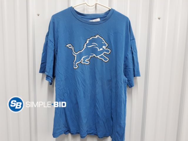 Lot 58-73622 - Detroit Lions T shirt  - Size 2xl - Used