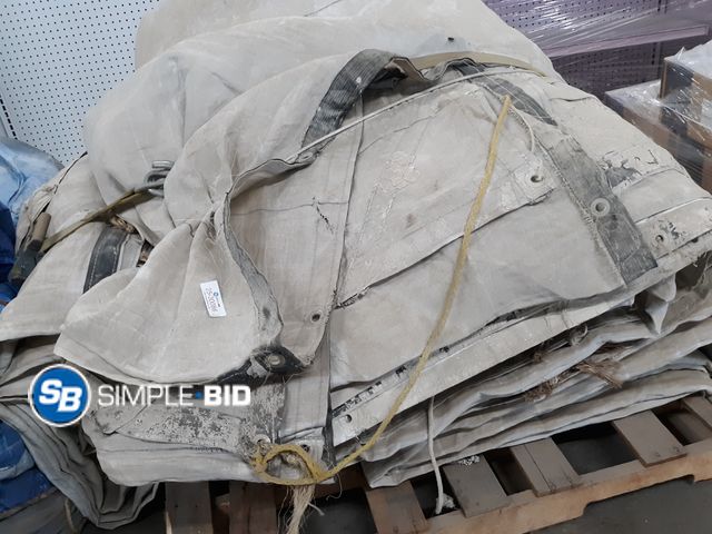 Lot 58-30086 - Skid full of Various Tarps