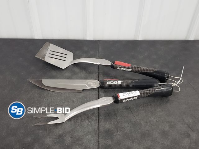 Lot 58-80471 - Lot of (3) Edge Grilling Tools - used but in good condition