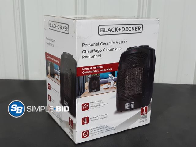 Lot 58-35050 - Black &amp; Decker Personal Ceramic Heater