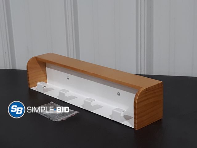 Lot 58-27393 - New Coat Rack with Shelf