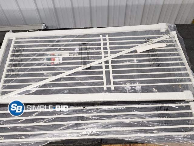 Lot 58-59558 - No Pawblems Pet Gate - White Metal