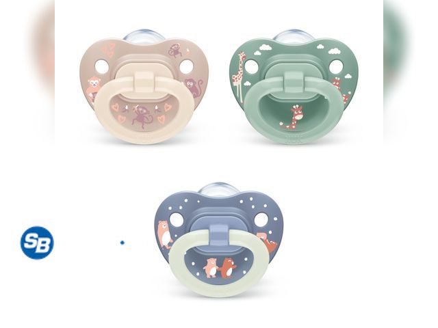 Lot 58-71511 - New NUK First Choice Classic Pacifier, 18-36 months, 3 pack