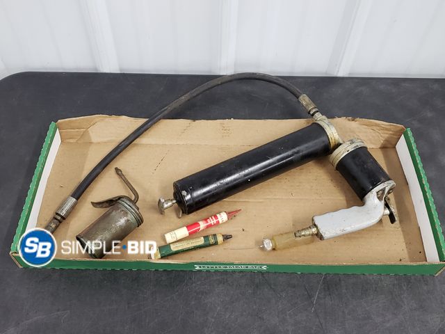 Lot 58-83531 - Grease Gun and Misc Items