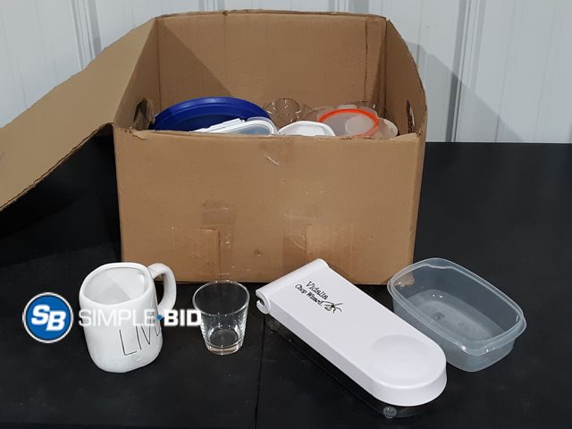 Lot 58-35223 - Lot of Misc Glasses, Mugs and Containers