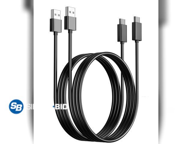 Lot 58-74107 - New PANPEO USB C Charging Cable 2-Pack 6.6ft for PS5 Xbox Controller | USB C charging cable 2 pack, ...