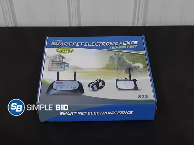 Lot 58-27068 - Justpet Smart Pet Electronic Fence 100-990 Ft