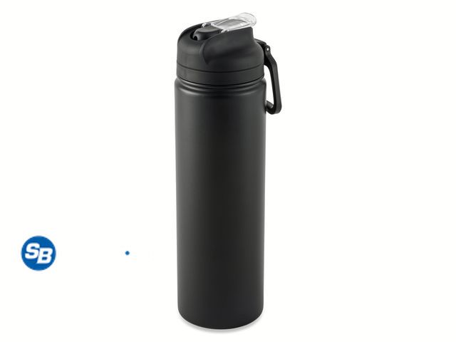 Lot 58-58934 - New Mainstays 24 oz Stainless Steel Sip Water Bottle, Black