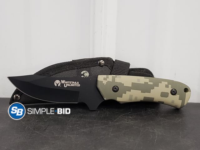 Lot 58-74043 - Hunting Knife With Sheath