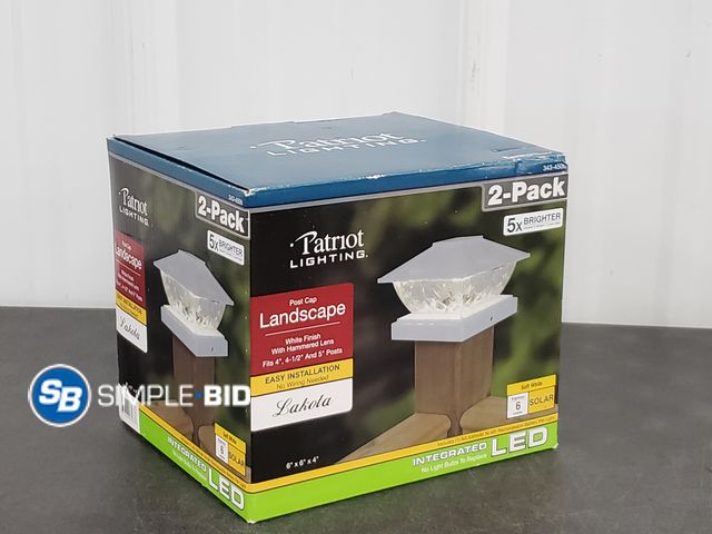 Lot 58-74406 - Patriot Lighting Post cap Landscape - appears unused