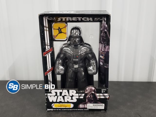 Lot 58-30875 - Star Wars! Stretch Darth Vader - Stretch him!  He will always go back to his original Shape!