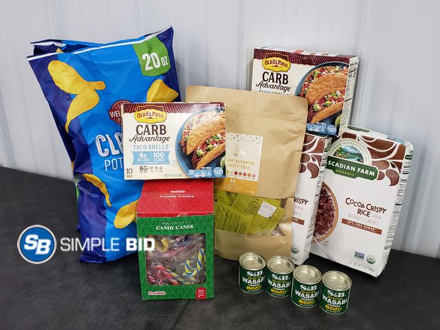 Lot 58-83850 - FOOD LOT! Lot of Various food - unopened - expired