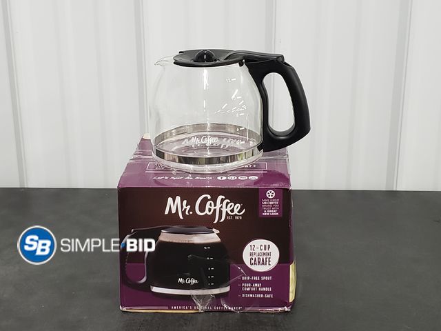 Lot 58-70558 - Mr. Coffee 12 Cup Replacement Pot - Appears Unused