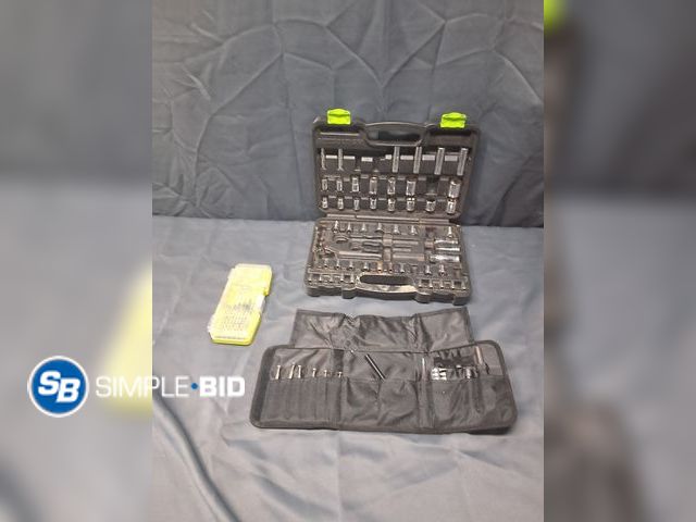 Lot 58-68191 - Sockets, Case, Drill Bits &amp; more
