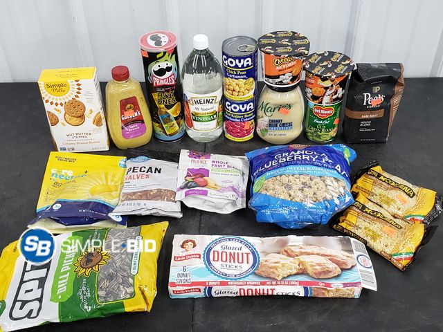 Lot 58-67943 - FOOD LOT! Lot of Various Foods - unopened - expired