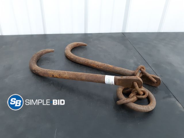Lot 58-33823 - Heavy Duty Double Chain Hooks
