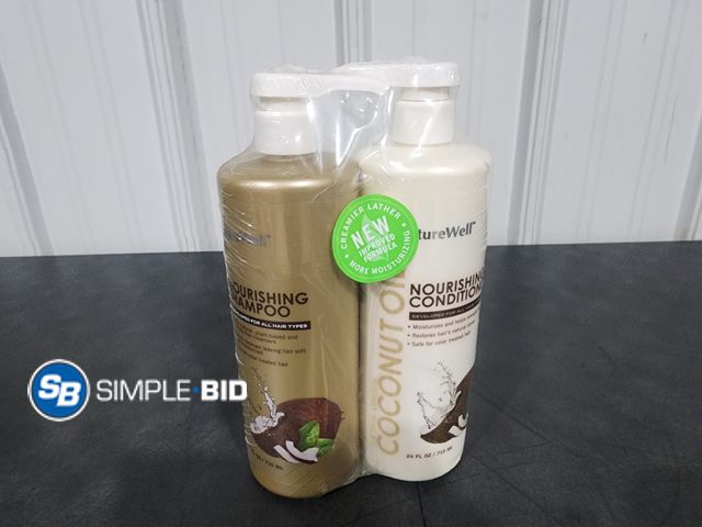 Lot 58-28443 - Nature well Nourishing SHAMPOO and Conditioner 24 fl oz each - unopened