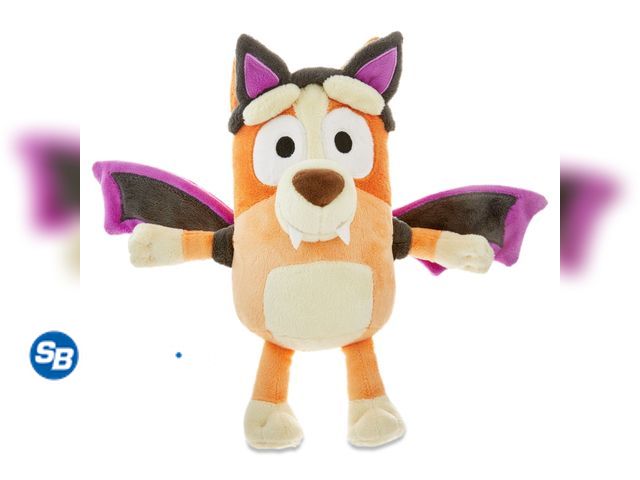 Lot 58-57581 - New Bluey's Halloween Bingo Bat Costume Plush, 8.5" x 6", by Dan Dee