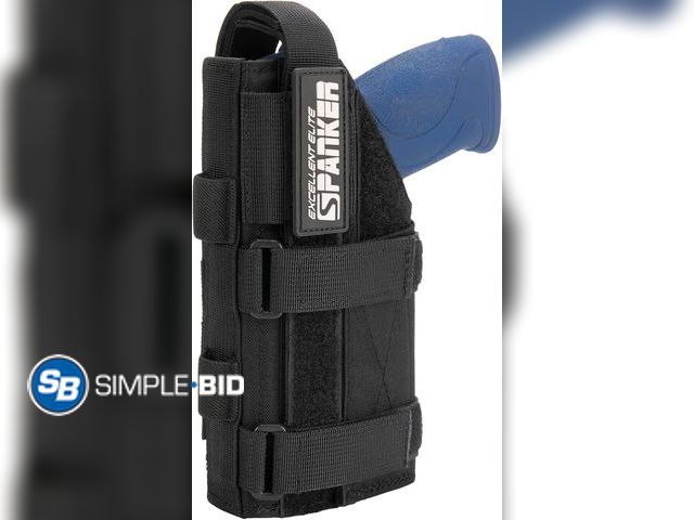 Lot 58-78145 - New EXCELLENT ELITE SPANKER Gun Holster Tactical Pistol Holster for Left Handed Adjustable Molle Pis...