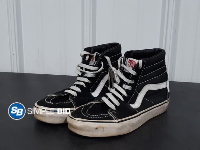 Lot 58-34368 - Vans off the Wall High Top Shoes - Size 5.5 - Used