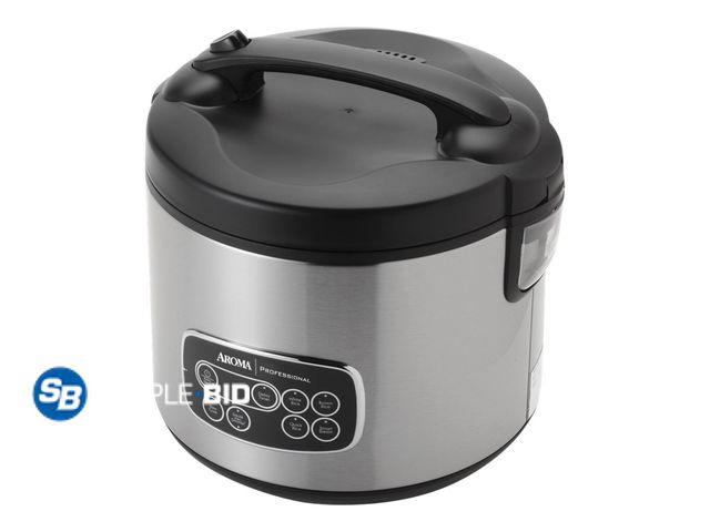 Lot 58-34657 - Aroma Professional ARC-3000SB - Rice cooker/slow cooker/steamer - appears unused