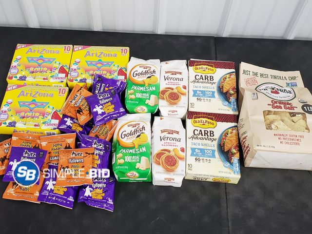 Lot 58-80697 - FOOD LOT! Lot of Various Foods - unopened - expired