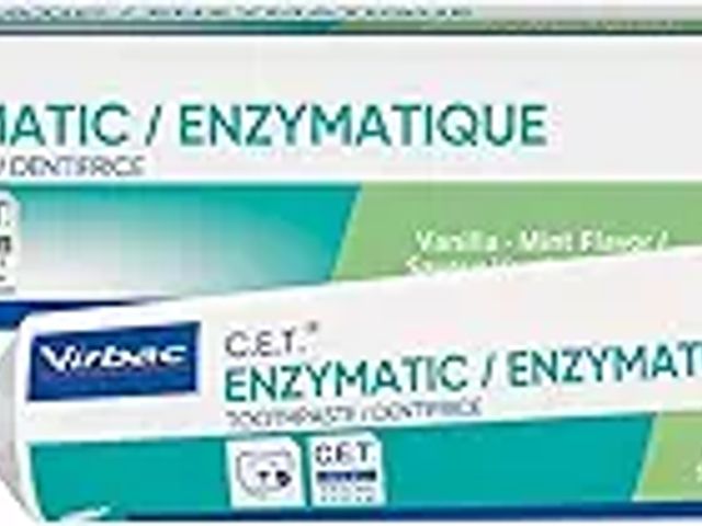 Lot 58-34136 - New Virbac C.E.T. Enzymatic Toothpaste Eliminates Bad Breath by Removing Plaque and Tartar Buildup B...