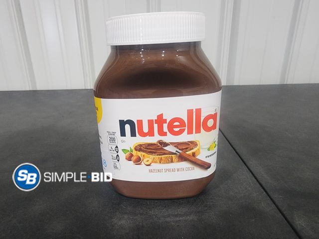 Lot 58-35523 - NUTELLA! Hazelnut spread with cocoa - unopened - best by 7/26