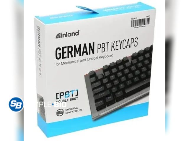 Lot 58-54947 - Lot of (2) New inland German PBT keycaps for mechanical and optical keyboards