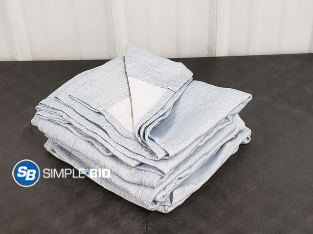 Lot 58-67993 - Lot of (3) Mainstays Light Blue Curtain Panels - 37" x 84" - Appears Unused - Out of Original Packag...