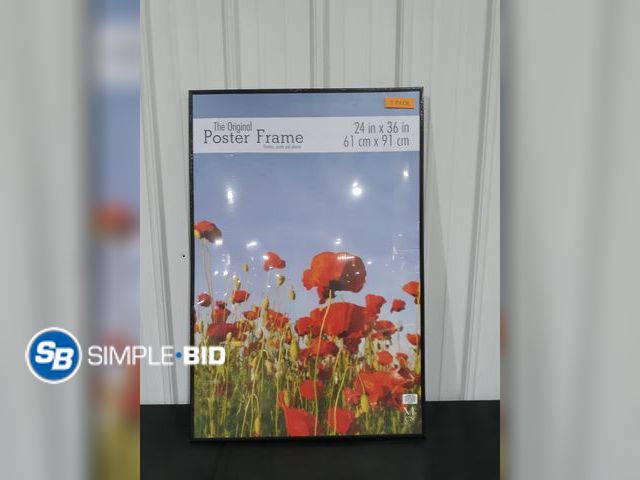 Lot 58-31902 - Lot of (2) New Poster Frames 24" x 36"