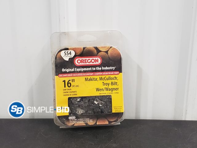 Lot 58-50998 - Oregon 16" Saw Chain - Makita, McCulloch, Troy Bilt, Wen/Wagner