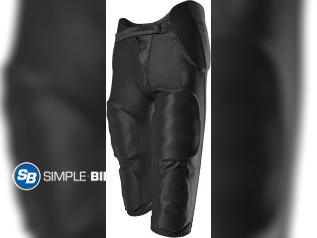 Lot 58-68645 - New Cramer Football Game Pants, 7 Pads with Hip, Tailbone, Thigh, and Knee Pads, Youth Football Gear...