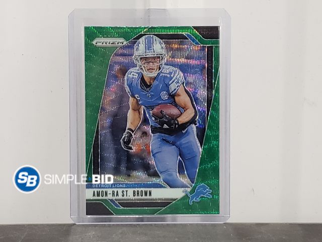 Lot 58-56188 - Amon-Ra St. Brown Detroit Lions Prizm Card
