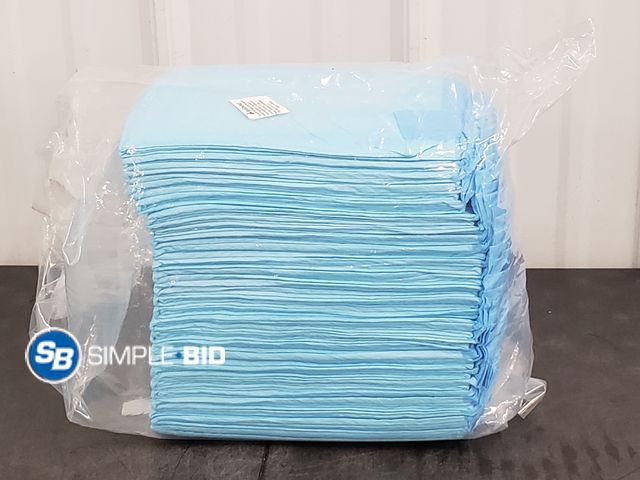 Lot 58-77953 - Pack of Blue Bed Pads