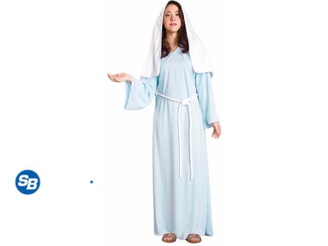 Lot 58-17538 - New Women's Biblical Mary Costume - size 8-10