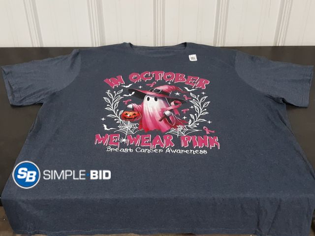 Lot 58-28548 - New Women's IN OCTOBER! we Wear PINK - Breast Cancer Awareness - SIZE 4XLT - unworn