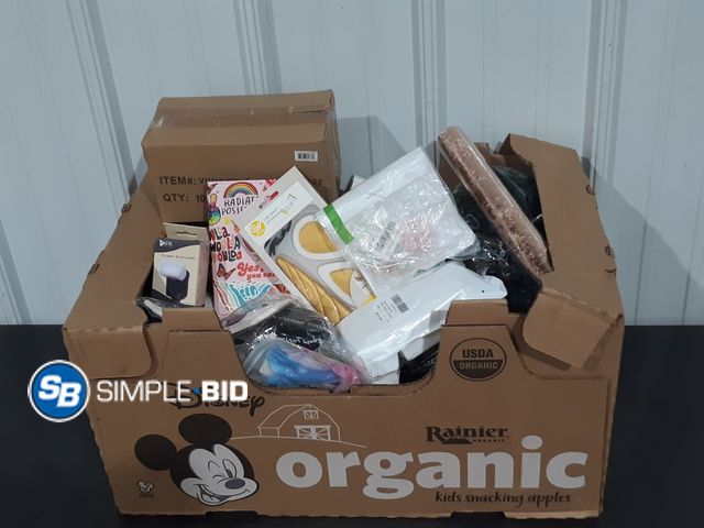 Lot 58-32788 - BOX of Small amazon items - variety of items - unused