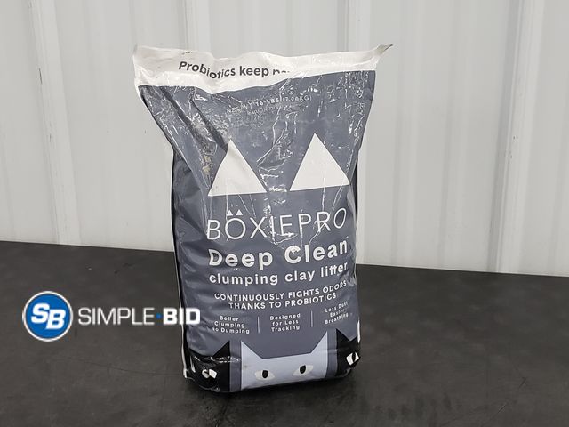 Lot 58-78027 - BOxiPro Deep Clean Clumping Clay Litter  16lbs
