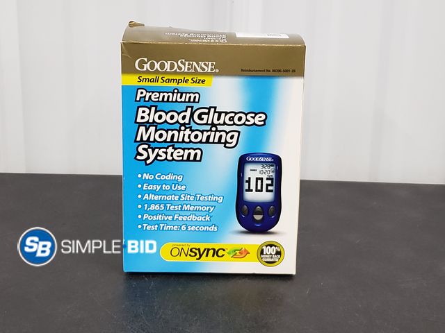 Lot 58-77846 - GoodSense Small Sample size Premium Blood Glucose Monitoring System - Says exp 6/22
