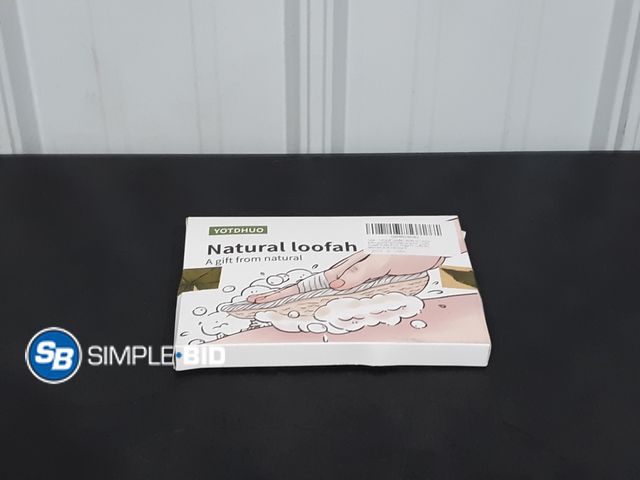 Lot 58-21278 - Natural Loofah Batch Scrubbers - 2 Pack