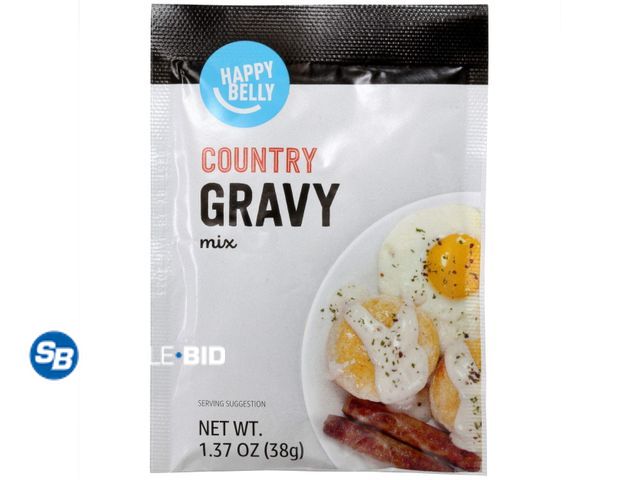 Lot 58-54041 - Lot of (10)  Happy Belly Country Gravy Mix, 1.37 Oz - unopened