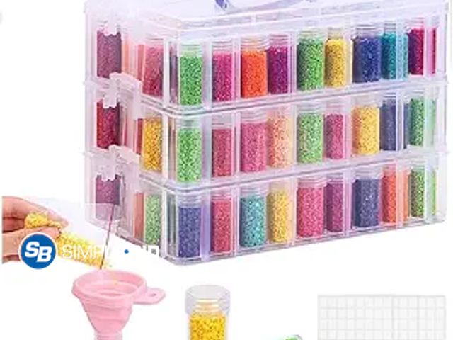 Lot 58-60066 - 3 Tier Diamond Painting Storage Container 150 Slots