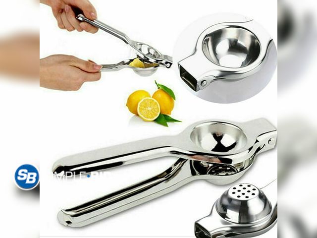 Lot 58-34464 - New Lemon Squeezer Juicer Stainless Steel Orange Fruit Hand Press Manual Squeezer Juicer