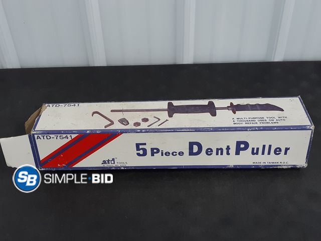 Lot 58-37143 - Multi-Purpose 5-Pc Dent Puller for Auto Body Repair- Used