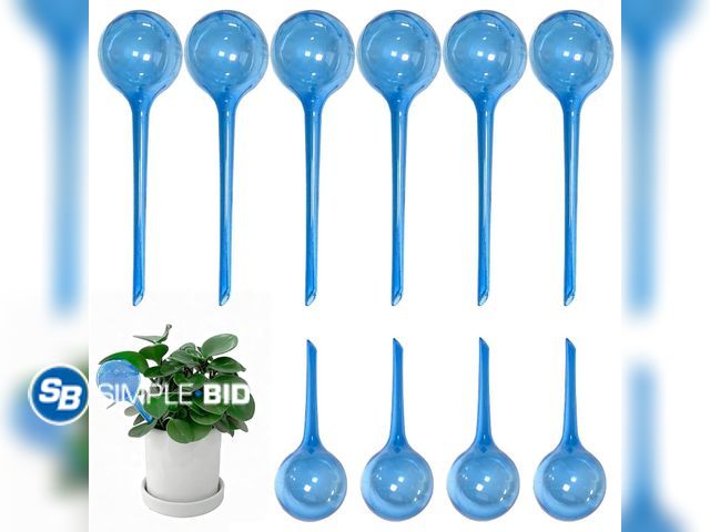 Lot 58-84335 - New 10 Pcs Self Watering Globes, Plant Watering Globes Automatic Watering Bulbs for Indoor Outdoor, ...