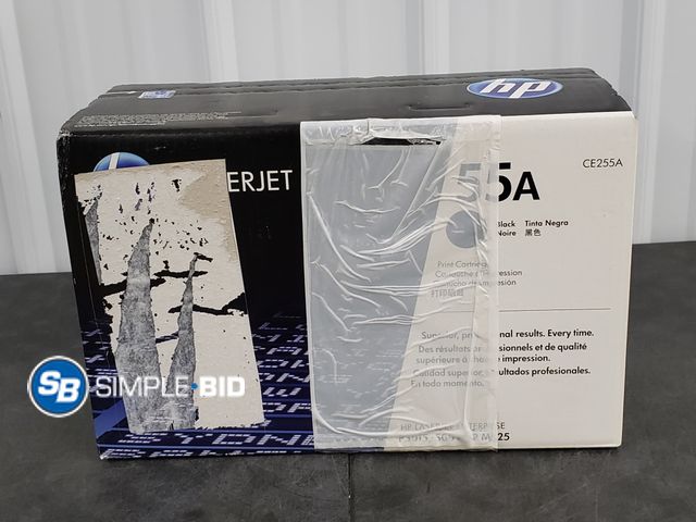 Lot 58-29962 - HP LaserJet 55A Tonar Print Cartridge - Black