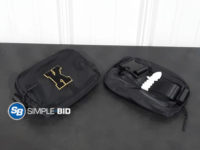 Lot 58-21895 - Lot of (2) New Women's - Girls Fanny belt bag -"K"