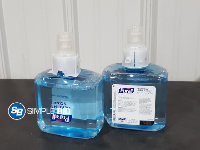 Lot 58-35313 - Lot of (2) New Purell Healthy Soap Fragrance Free Refills
